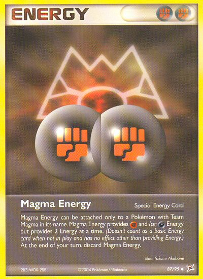 Magma Energy (87/95) [EX: Team Magma vs Team Aqua] | Card Merchant Takapuna