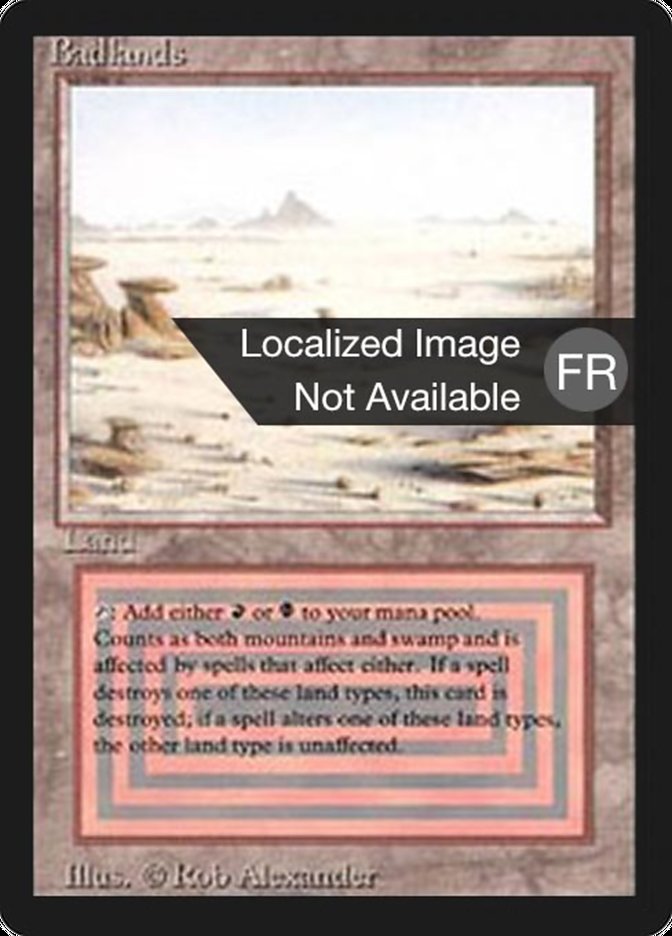 Badlands [Foreign Black Border] | Card Merchant Takapuna