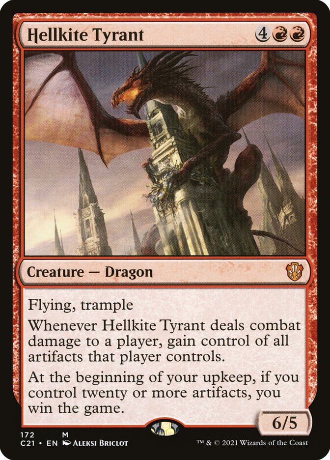 Hellkite Tyrant [Commander 2021] | Card Merchant Takapuna