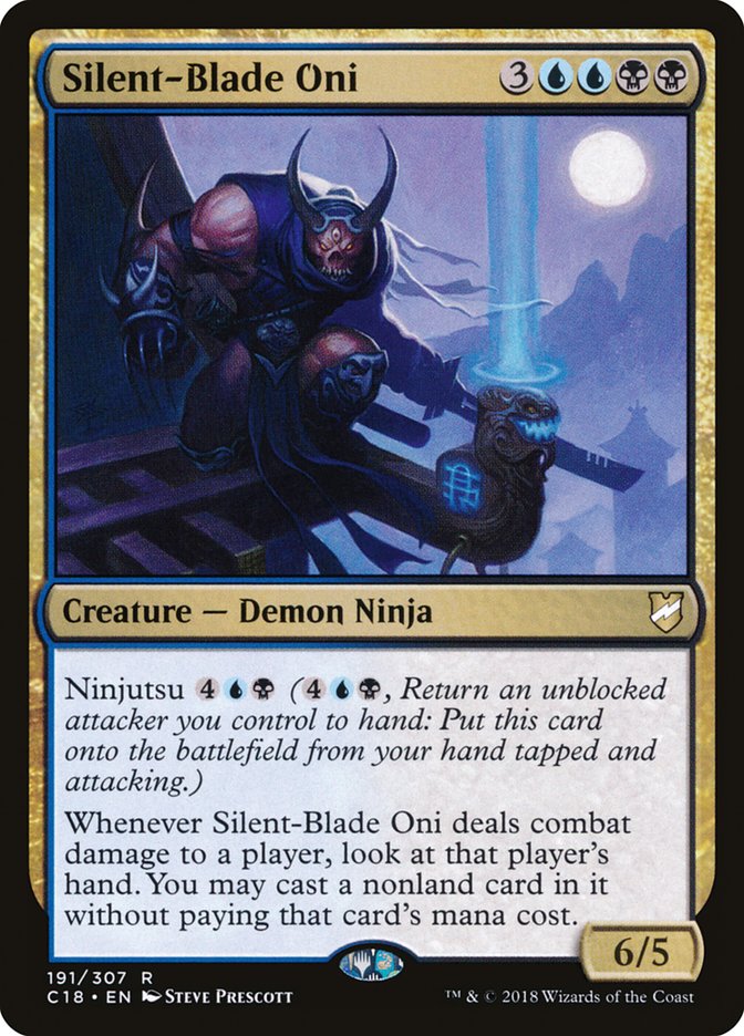 Silent-Blade Oni [Commander 2018] | Card Merchant Takapuna