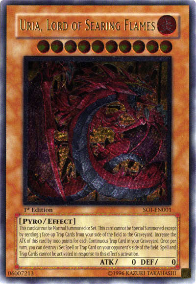 Uria, Lord of Searing Flames (UTR) [SOI-EN001] Ultimate Rare | Card Merchant Takapuna