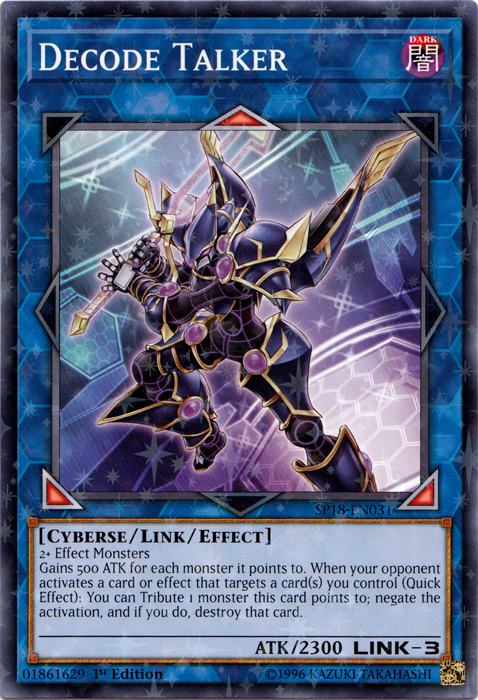 Decode Talker [SP18-EN031] Starfoil Rare | Card Merchant Takapuna