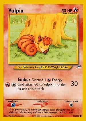 Vulpix (91/105) [Neo Destiny Unlimited] | Card Merchant Takapuna