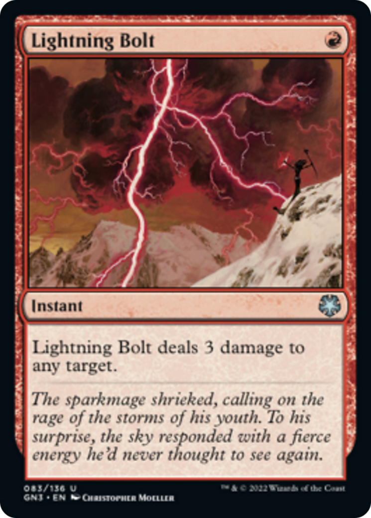 Lightning Bolt [Game Night: Free-for-All] | Card Merchant Takapuna