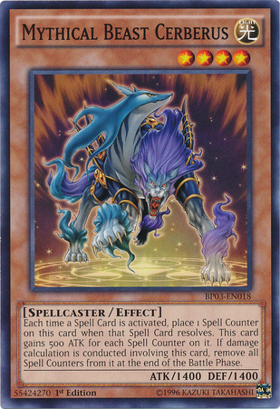 Mythical Beast Cerberus [BP03-EN018] Common | Card Merchant Takapuna