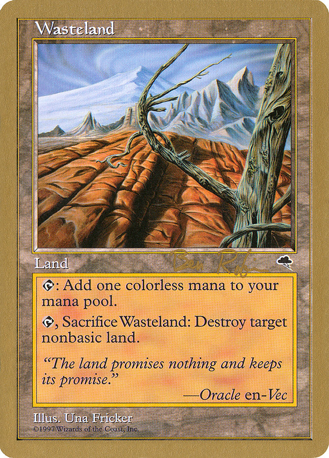 Wasteland (Ben Rubin) [World Championship Decks 1998] | Card Merchant Takapuna