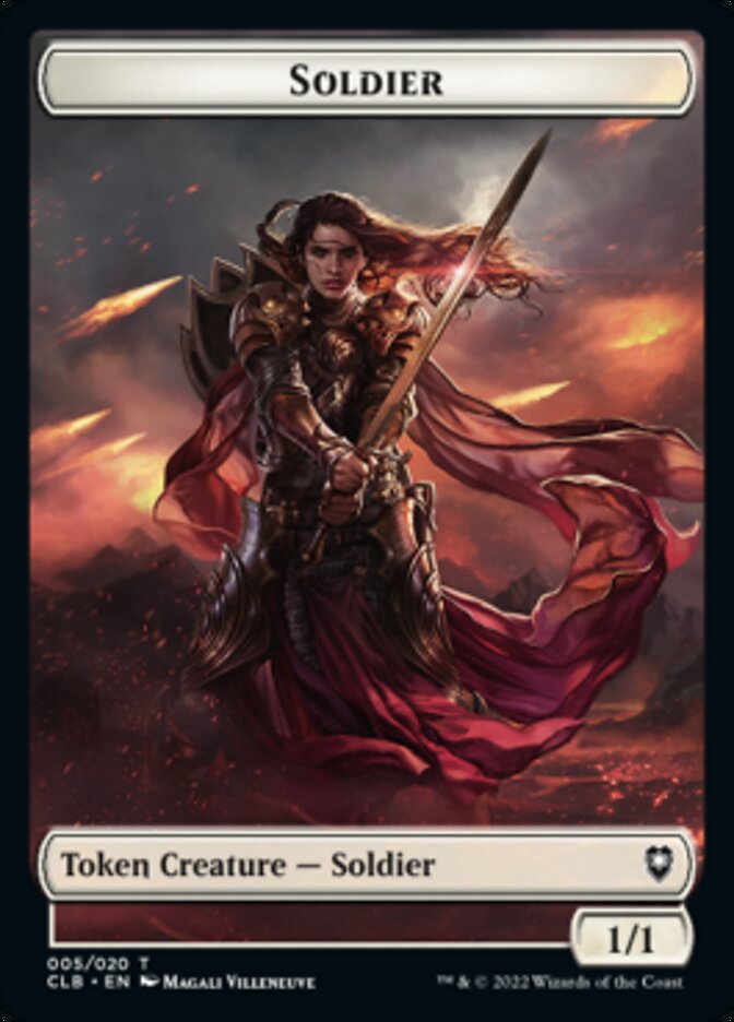 Soldier Token [Commander Legends: Battle for Baldur's Gate Tokens] | Card Merchant Takapuna