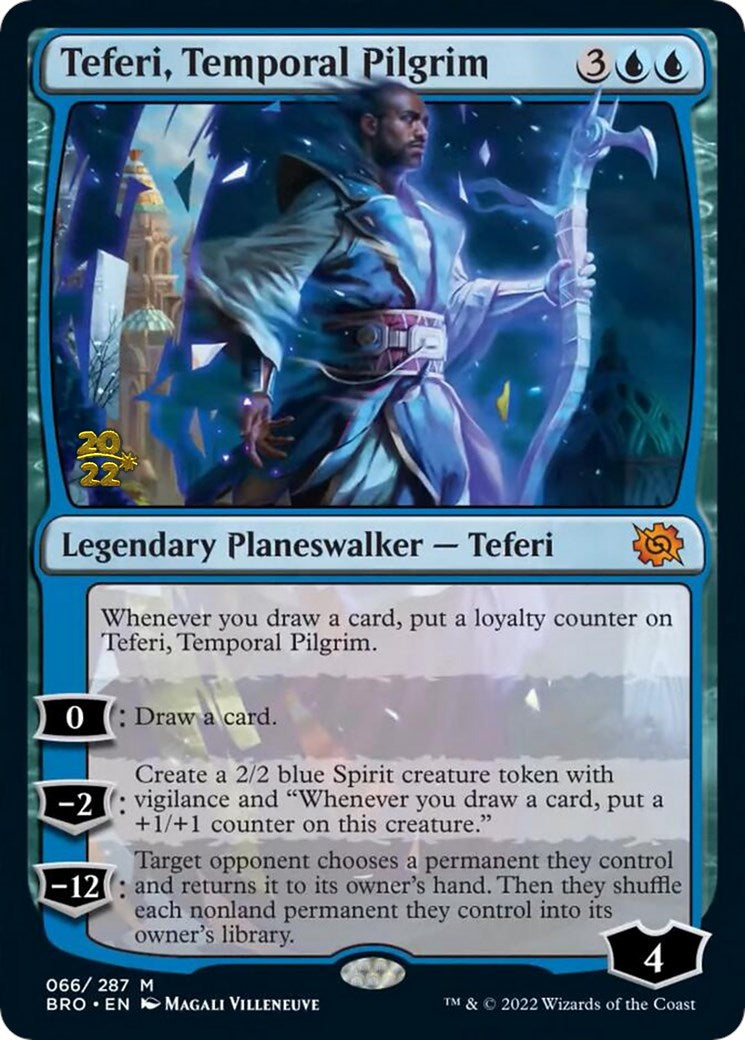 Teferi, Temporal Pilgrim [The Brothers' War Prerelease Promos] | Card Merchant Takapuna