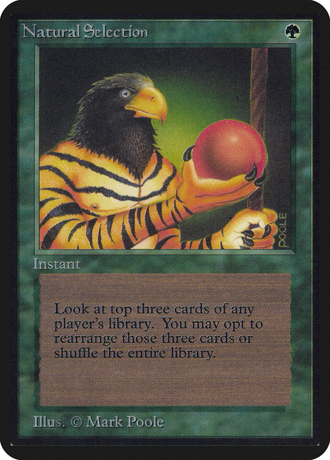 Natural Selection [Alpha Edition] | Card Merchant Takapuna