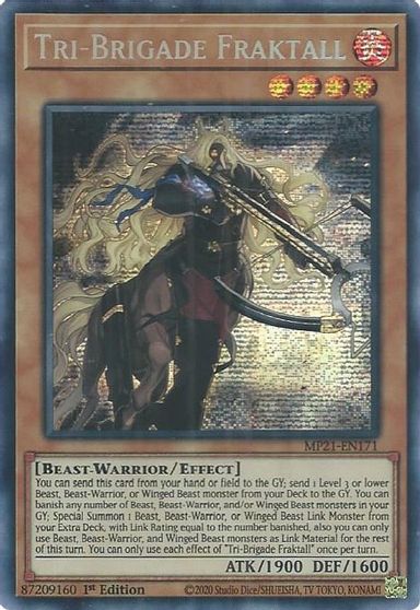 Tri-Brigade Fraktall [MP21-EN171] Prismatic Secret Rare | Card Merchant Takapuna