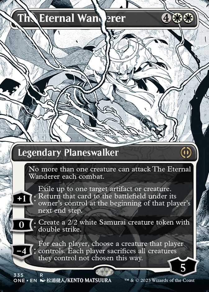 The Eternal Wanderer (Borderless Manga) [Phyrexia: All Will Be One] | Card Merchant Takapuna