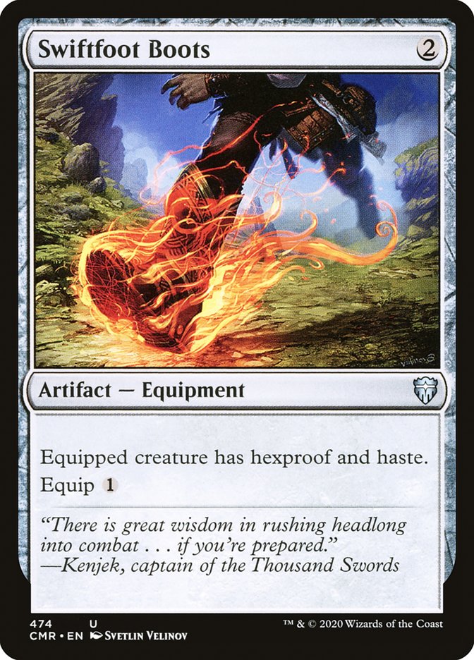 Swiftfoot Boots [Commander Legends] | Card Merchant Takapuna