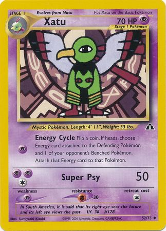 Xatu (52/75) [Neo Discovery Unlimited] | Card Merchant Takapuna