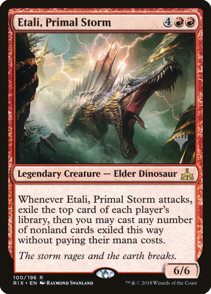 Etali, Primal Storm (Promo Pack) [Rivals of Ixalan Promos] | Card Merchant Takapuna