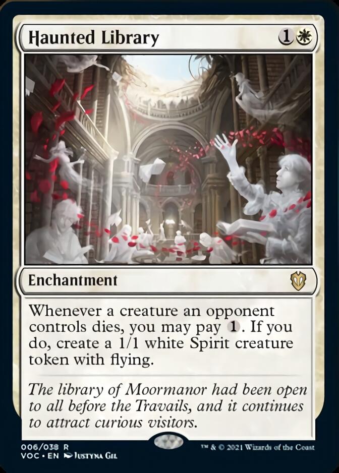 Haunted Library [Innistrad: Crimson Vow Commander] | Card Merchant Takapuna