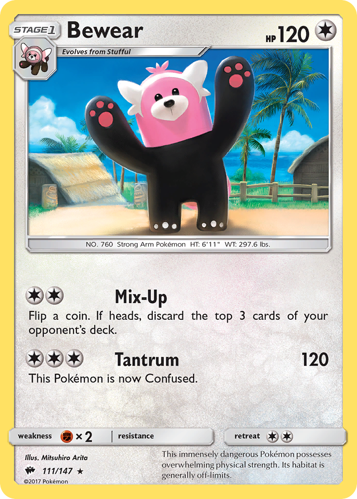 Bewear (111/147) [Sun & Moon: Burning Shadows] | Card Merchant Takapuna