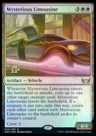 Mysterious Limousine [Streets of New Capenna Prerelease Promos] | Card Merchant Takapuna