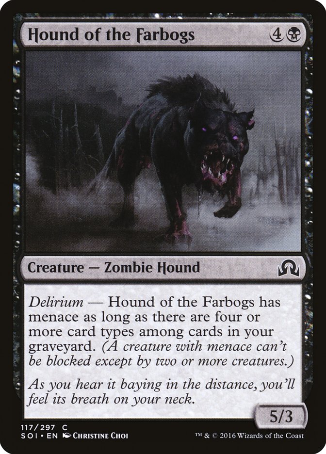 Hound of the Farbogs [Shadows over Innistrad] | Card Merchant Takapuna