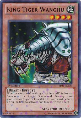 King Tiger Wanghu [BP01-EN129] Starfoil Rare | Card Merchant Takapuna