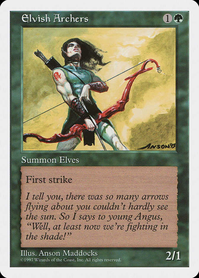 Elvish Archers [Fifth Edition] | Card Merchant Takapuna