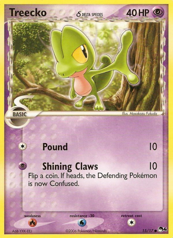 Treecko (15/17) (Delta Species) [POP Series 4] | Card Merchant Takapuna