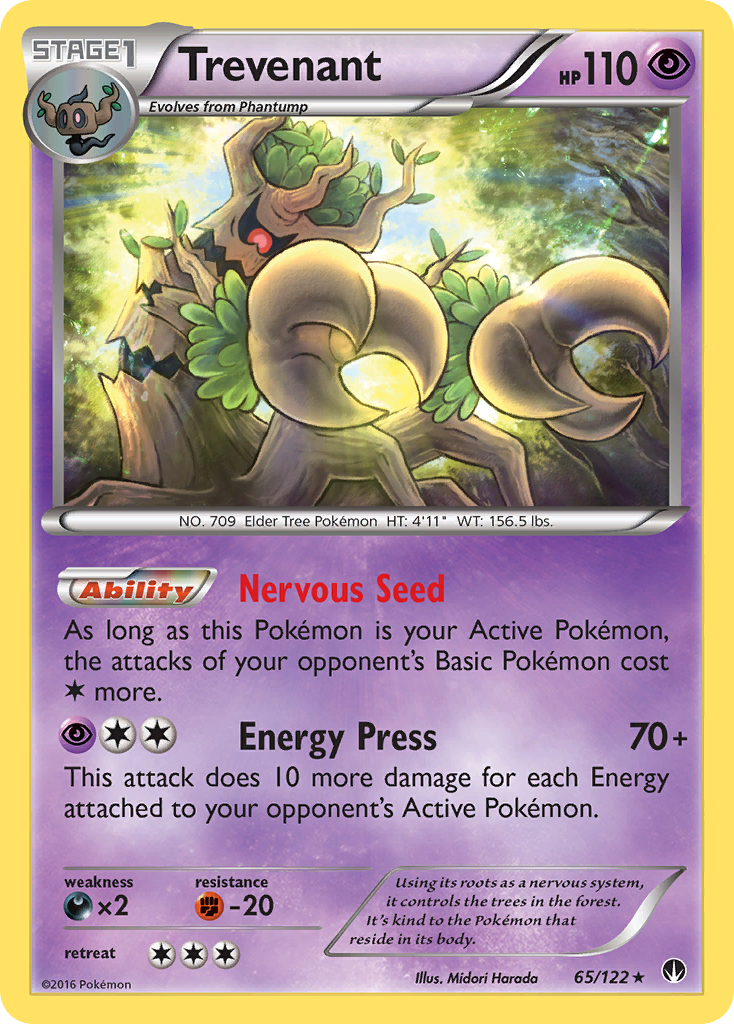 Trevenant (65/122) [XY: BREAKpoint] | Card Merchant Takapuna