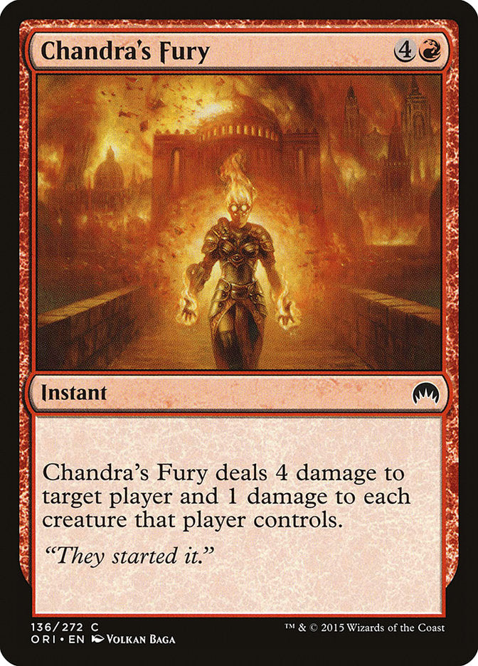 Chandra's Fury [Magic Origins] | Card Merchant Takapuna