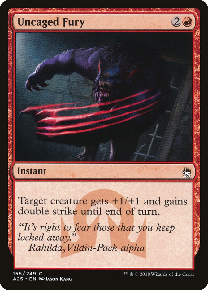 Uncaged Fury [Masters 25] | Card Merchant Takapuna