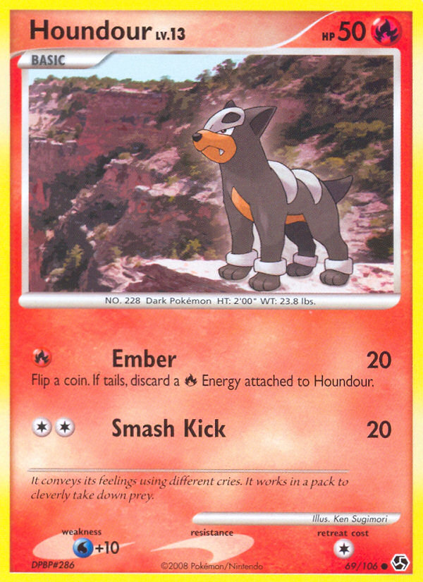 Houndour (69/106) [Diamond & Pearl: Great Encounters] | Card Merchant Takapuna