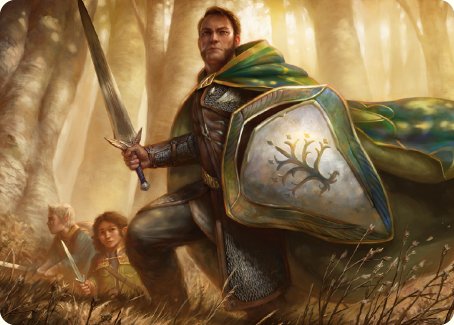 Boromir, Warden of the Tower Art Card [The Lord of the Rings: Tales of Middle-earth Art Series] | Card Merchant Takapuna