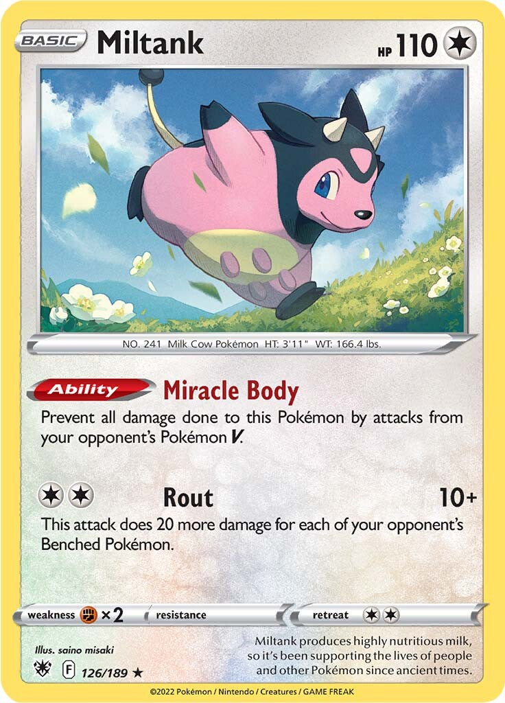 Miltank (126/189) [Sword & Shield: Astral Radiance] | Card Merchant Takapuna