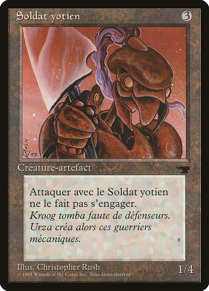 Yotian Soldier (French) - "Soldat yotien" [Renaissance] | Card Merchant Takapuna