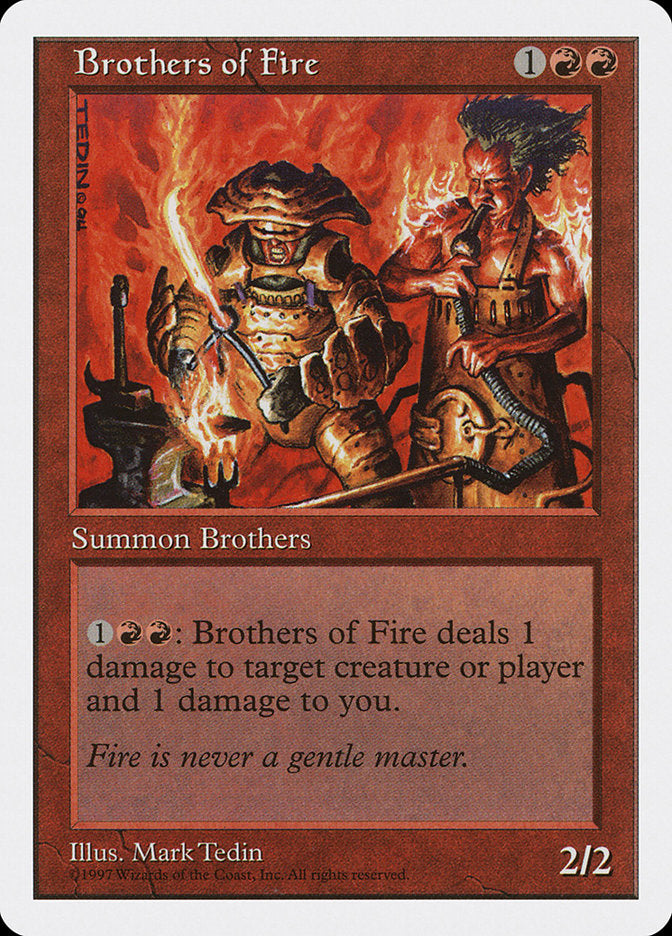 Brothers of Fire [Fifth Edition] | Card Merchant Takapuna