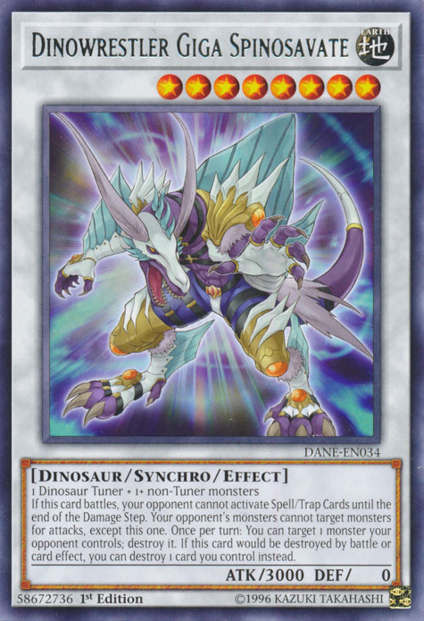 Dinowrestler Giga Spinosavate [DANE-EN034] Rare | Card Merchant Takapuna