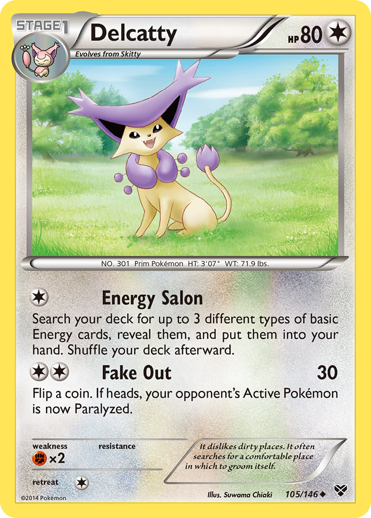 Delcatty (105/146) [XY: Base Set] | Card Merchant Takapuna