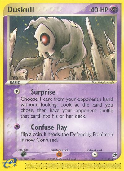 Duskull (61/100) [EX: Sandstorm] | Card Merchant Takapuna