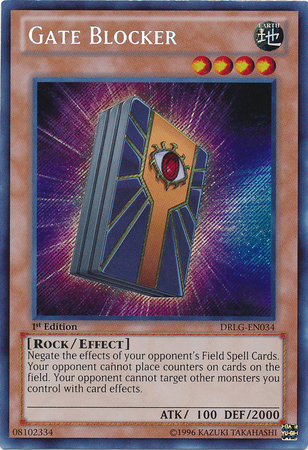 Gate Blocker [DRLG-EN034] Secret Rare | Card Merchant Takapuna