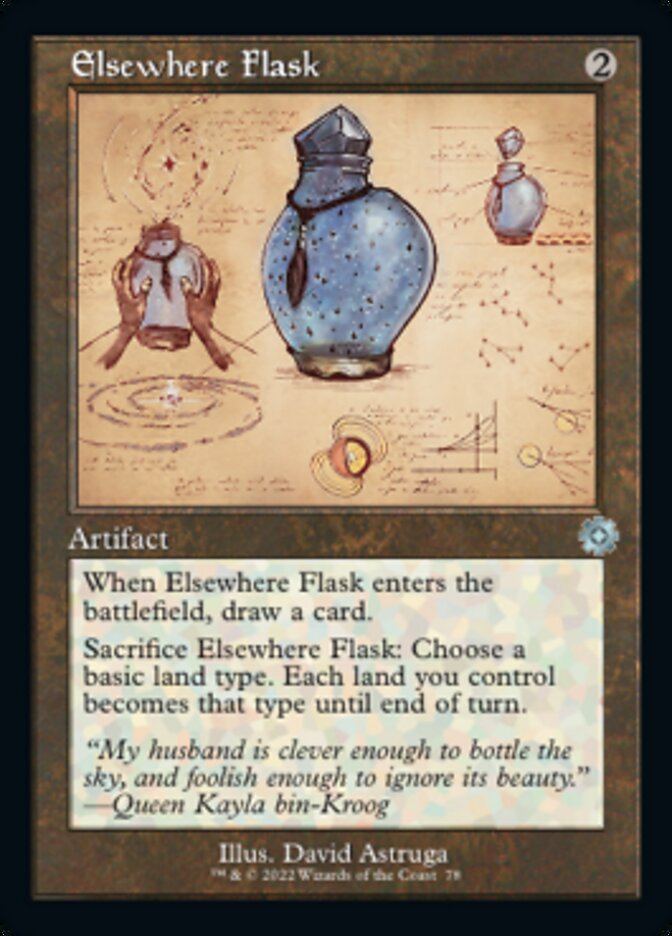 Elsewhere Flask (Retro Schematic) [The Brothers' War Retro Artifacts] | Card Merchant Takapuna