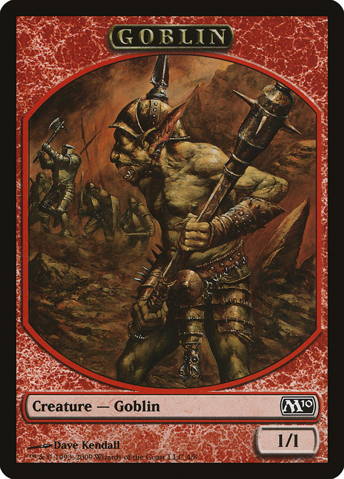 Goblin Token [Magic 2010 Tokens] | Card Merchant Takapuna