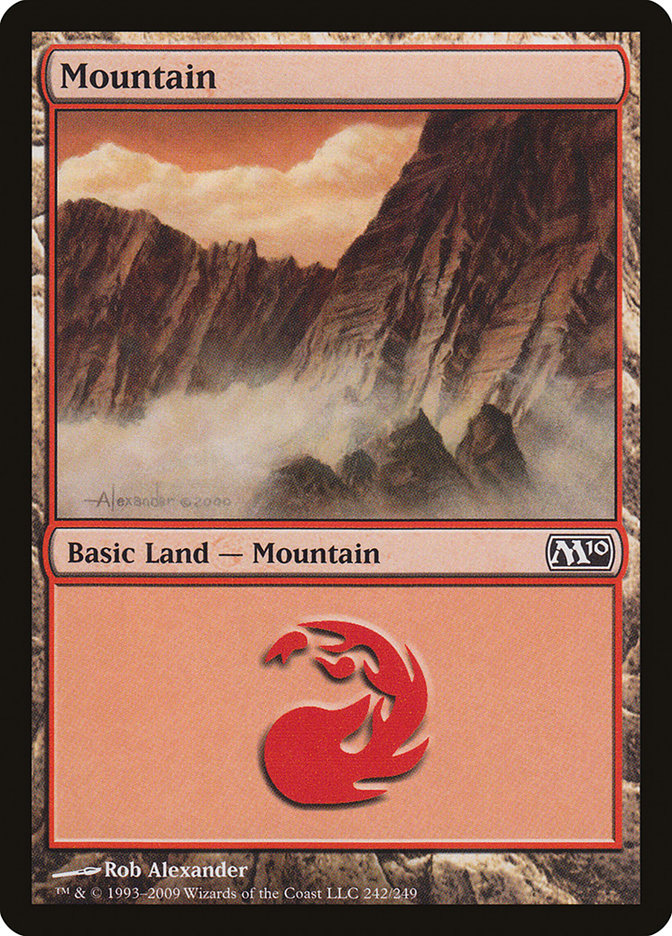 Mountain (242) [Magic 2010] | Card Merchant Takapuna