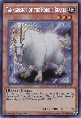 Tanngrisnir of the Nordic Beasts [LC5D-EN177] Secret Rare | Card Merchant Takapuna