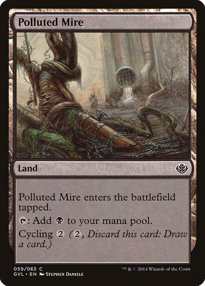 Polluted Mire (Garruk vs. Liliana) [Duel Decks Anthology] | Card Merchant Takapuna