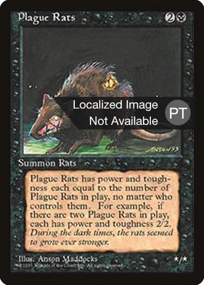 Plague Rats [Fourth Edition (Foreign Black Border)] | Card Merchant Takapuna