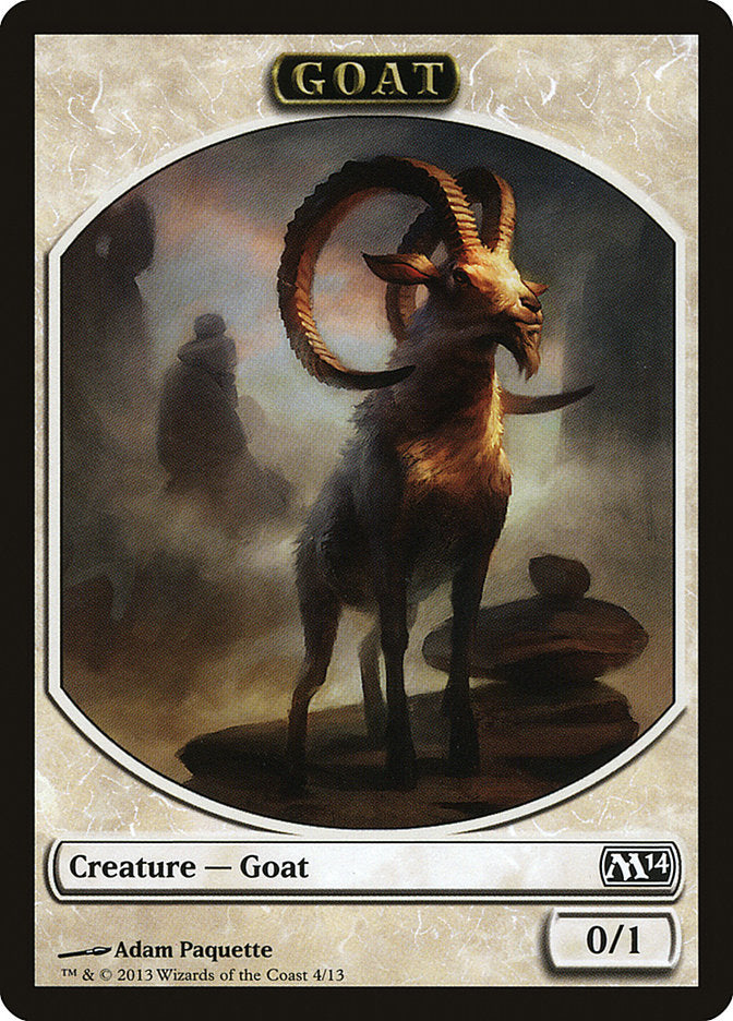 Goat Token [Magic 2014 Tokens] | Card Merchant Takapuna