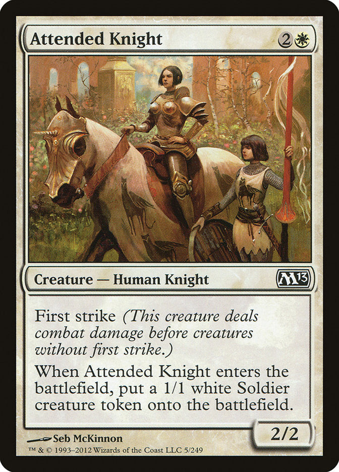 Attended Knight [Magic 2013] | Card Merchant Takapuna