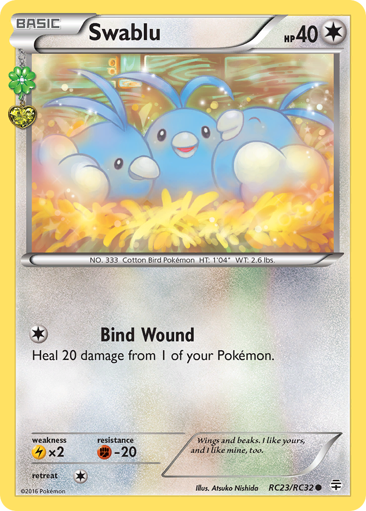 Swablu (RC23/RC32) [XY: Generations] | Card Merchant Takapuna