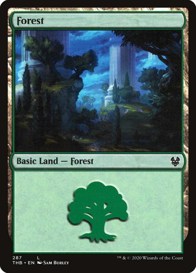 Forest (287) [Theros Beyond Death] | Card Merchant Takapuna