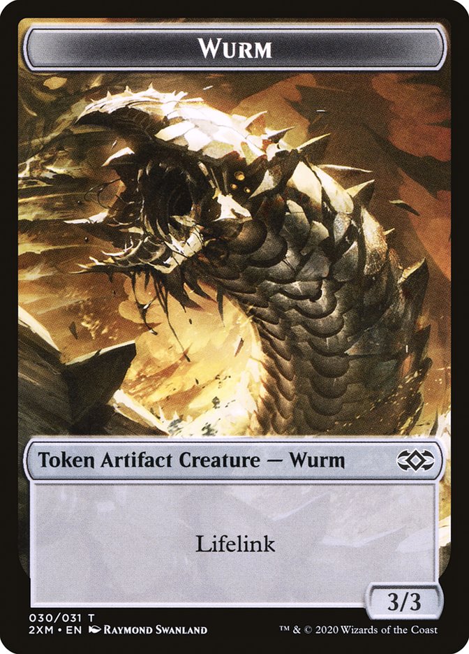 Wurm Token (030/031) [Double Masters Tokens] | Card Merchant Takapuna