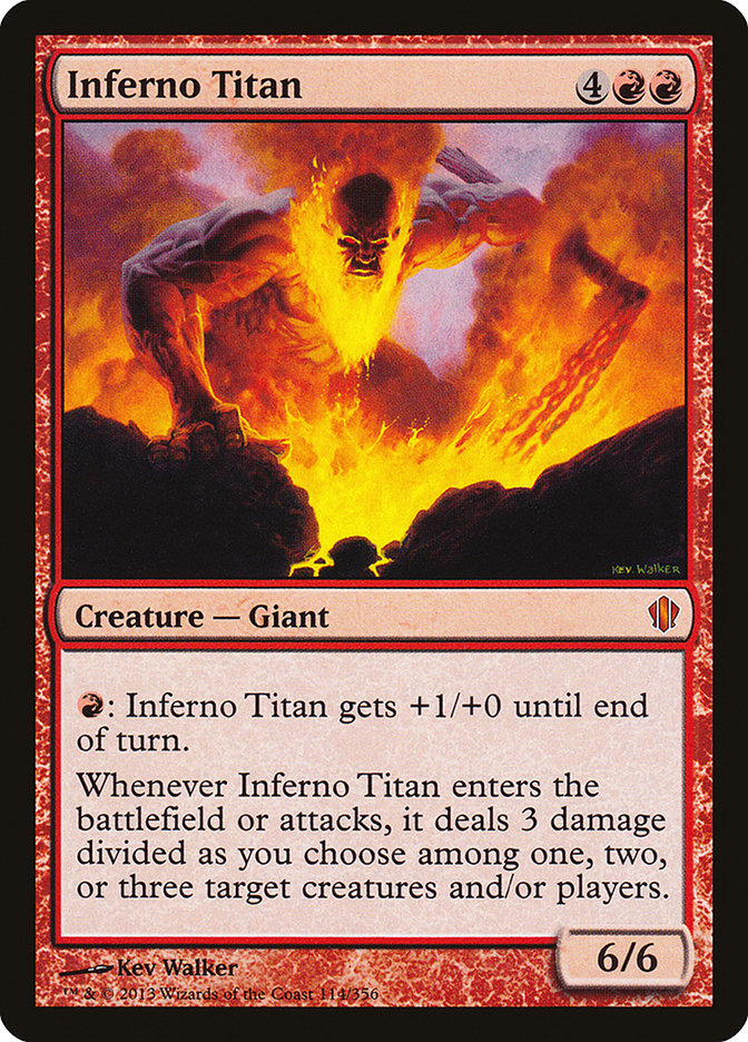 Inferno Titan [Commander 2013] | Card Merchant Takapuna