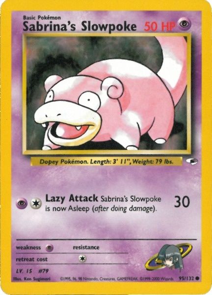 Sabrina's Slowpoke (95/132) [Gym Heroes Unlimited] | Card Merchant Takapuna